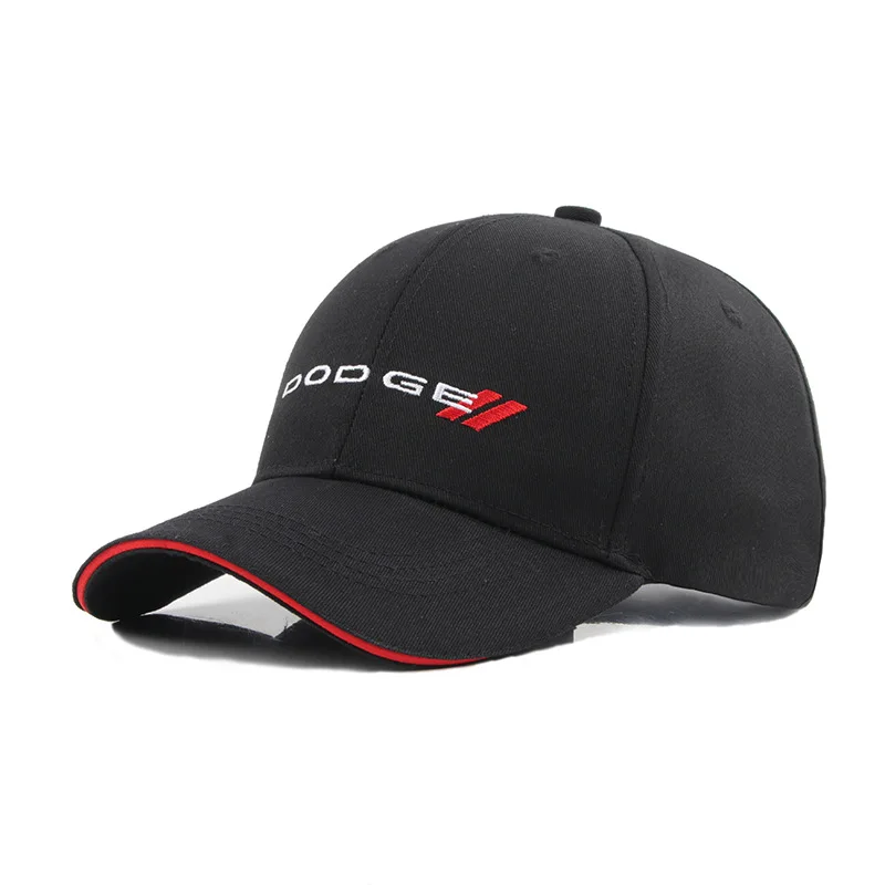 

Unisex Cotton Car logo performance Baseball Cap hat Black White for DODGE Cap Snapback Baseball Hat