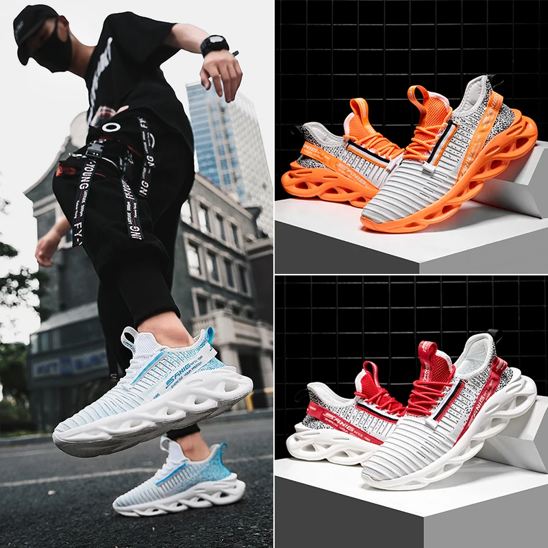 

New Men's Shoes Summer Men's Casual Shoes Breathable Mesh Men's Sneakers Lightweight Men's Flat Shoes Outdoor Male Footwear