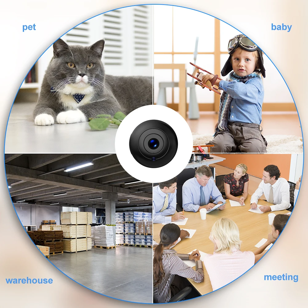 P1 Wireless Secret Camera Surveillance Chargeable Motion Detect Real-Time Video Remote Viewing WiFi | Электроника
