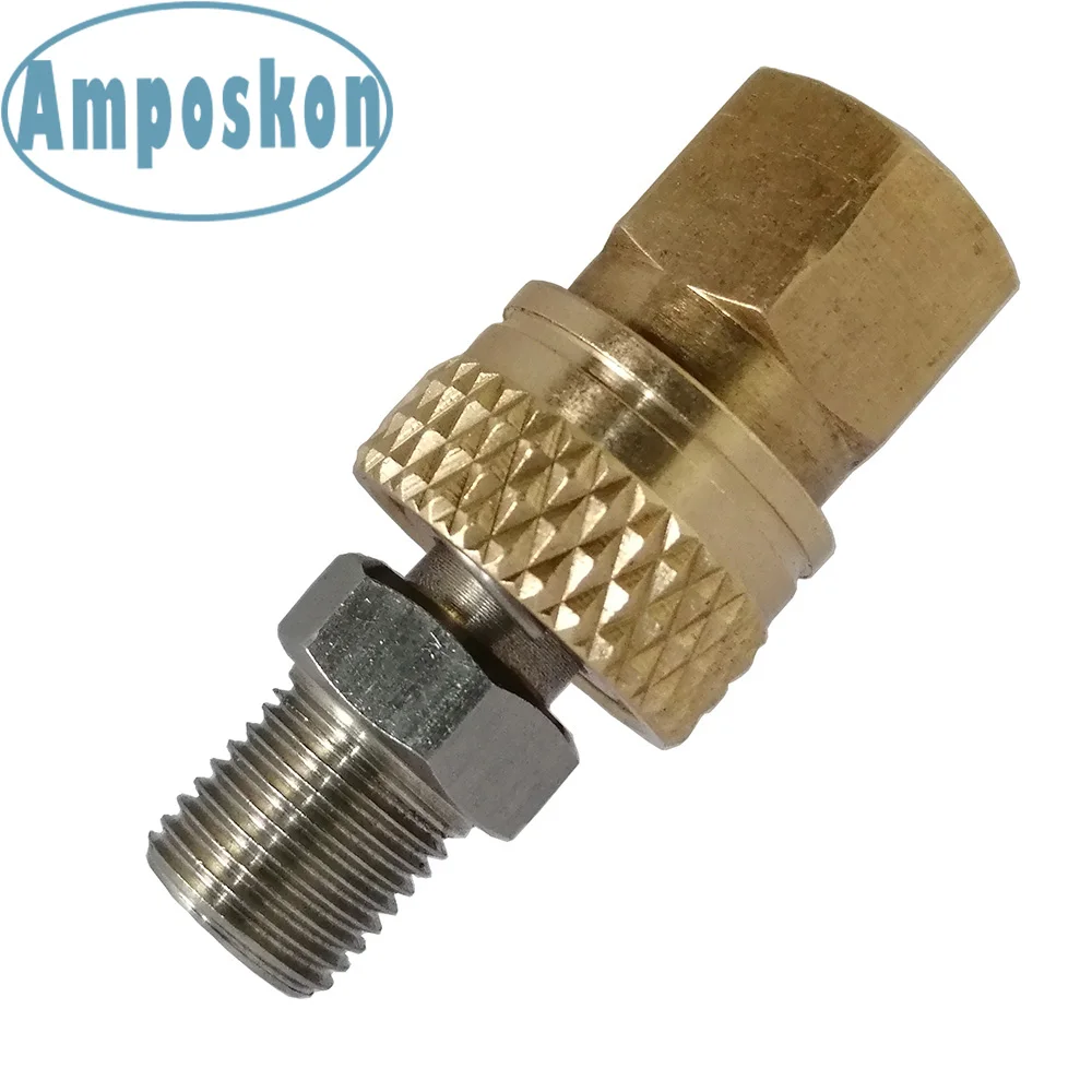 Male 18 NPT 2 шт. Новые горячие Пейнтбол PCP заполняющий фитинг Женский Мужской разъединитель муфта M10 x 1 1/8 BSPP стрельба Пейнтбол аксессуары Охота - Цвет: Male 18 NPT