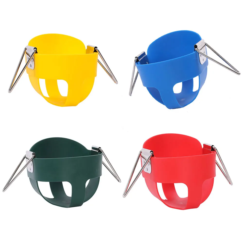 Регулируемые по высоте веревки радужные Детские уличные качели пластиковые