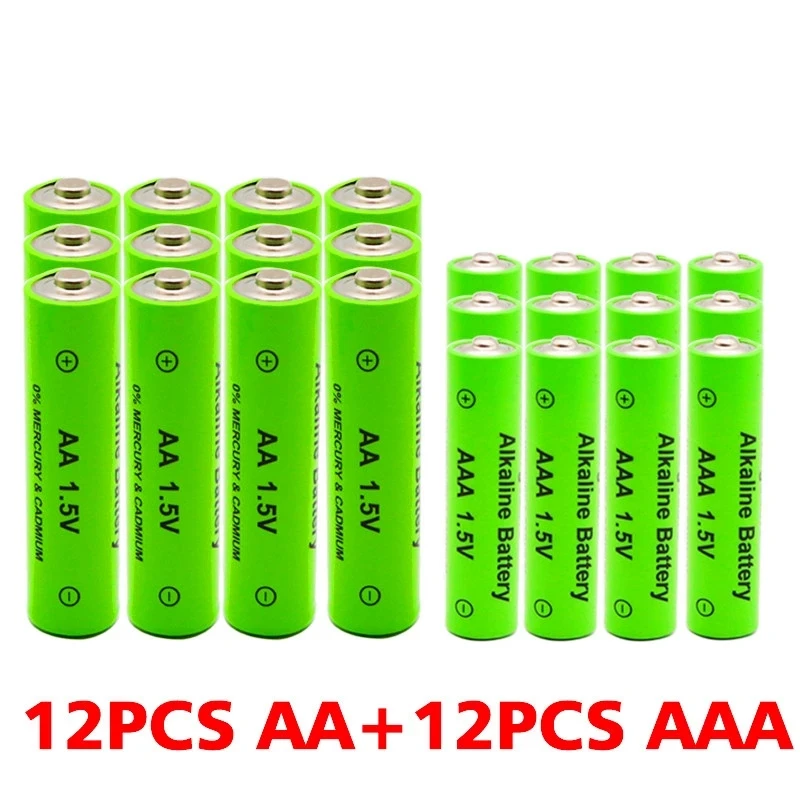 AA + AAA Rechargeable 1.5V 5800mAh / 4000mah Alkaline Battery Flashlight Toys Watch MP3 Player Replace Ni-Mh | Электроника