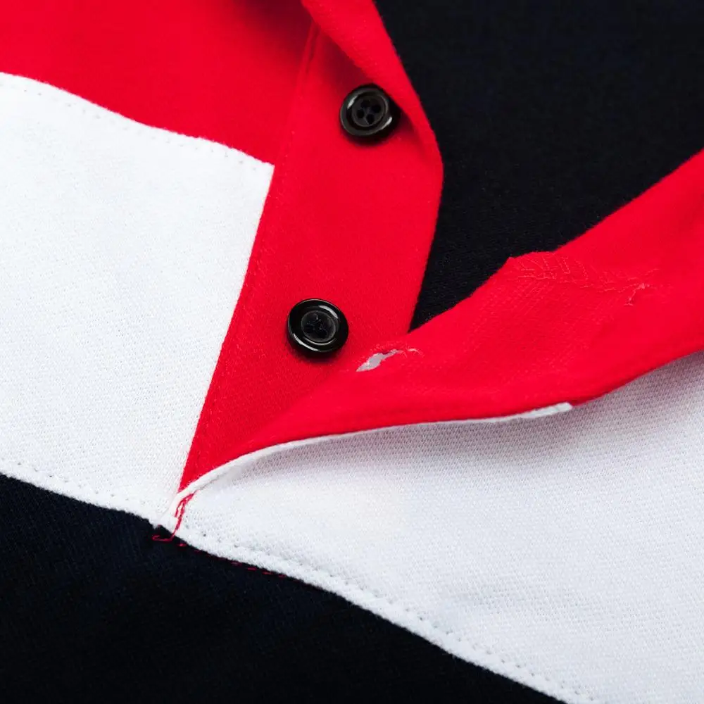 Рубашка поло мужская с вышивкой и отложным воротником FM047|Поло| |