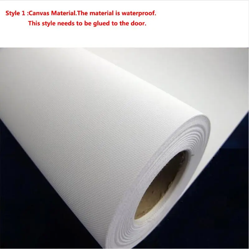 Canvas Material 3D принт с большим слоном, водостойкая наклейка на всю дверь, креативная наклейка на дверь s, наклейка на стену, сделай сам, Фреска для спальни, домашний декор - Цвет: Canvas Material