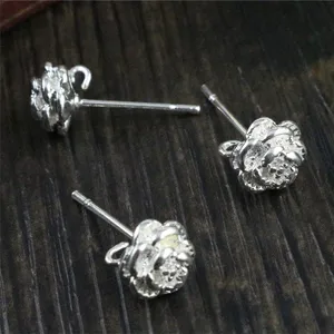 10 шт. (5 пар) 9*6 мм, яркие посеребренные серьги-крючки, серьги, провода для женщин ручной работы, Модные Ювелирные серьги (T6-05)