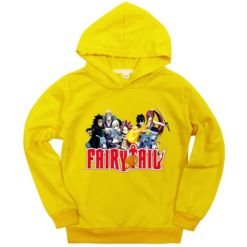 

New Kids Hoodies FAIRY TAIL Print Toddler Spring Autumn Baby Sweatshirts Casual Boys Girls Hoodie Teenagers Children's Clothes