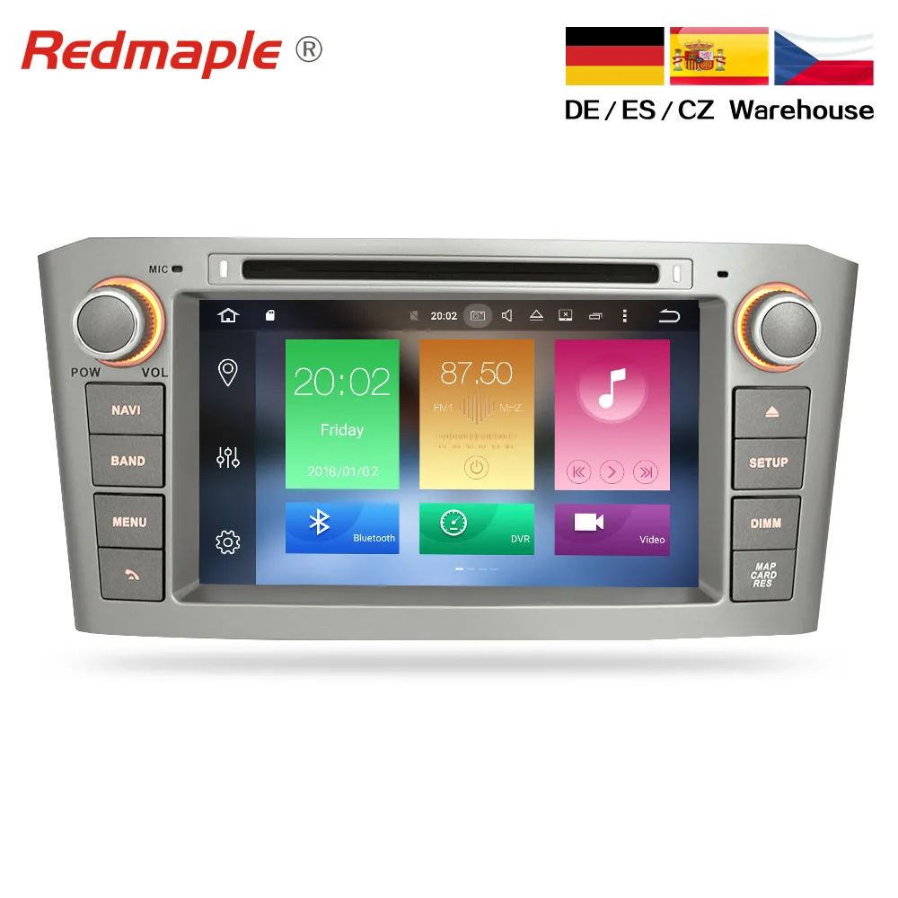 Автомобильный DVD плеер 4 Гб ОЗУ Android 10 0 навигация мультимедийный для Toyota Avensis T25 2003