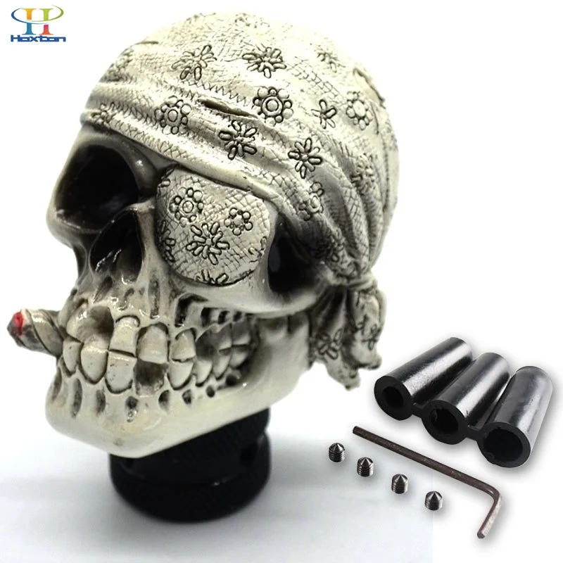 Универсальная ручка переключения передач для автомобиля с черепом