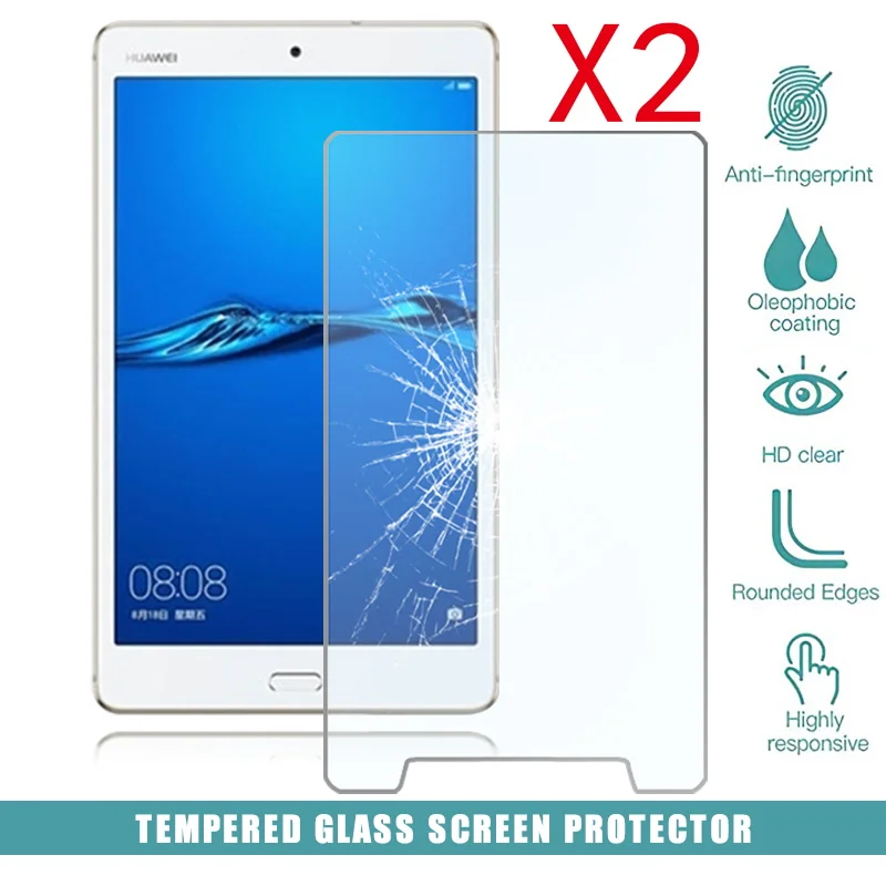 2 шт. планшет Защитная пленка для экрана из закаленного стекла крышка Huawei MediaPad M3