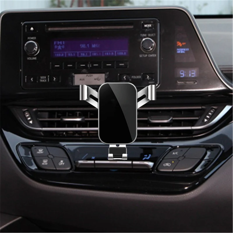 

Phone Stand for Toyota C-HR 2017 2018 Car Air Vent Mobile Phone Cellphone Holder Stand Mount Cradle Clip for CHR 2017 2018 2019