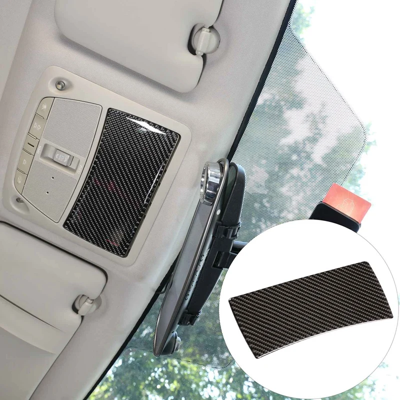 

Carbon Fiber ABS Roof Reading Lamp Frame Cover Trim for Nissan X-Trail 2014-2018 Decoration Stickers