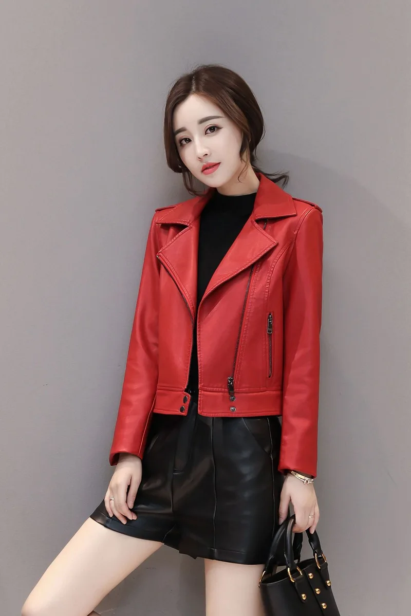 Женское кожаное замшевое х-длинное пальто куртка весна-осень женское облегающее