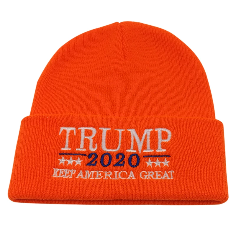 Красная Шапка Дональд Трамп 2020 для женщин вязанная шапка зимняя мужская с