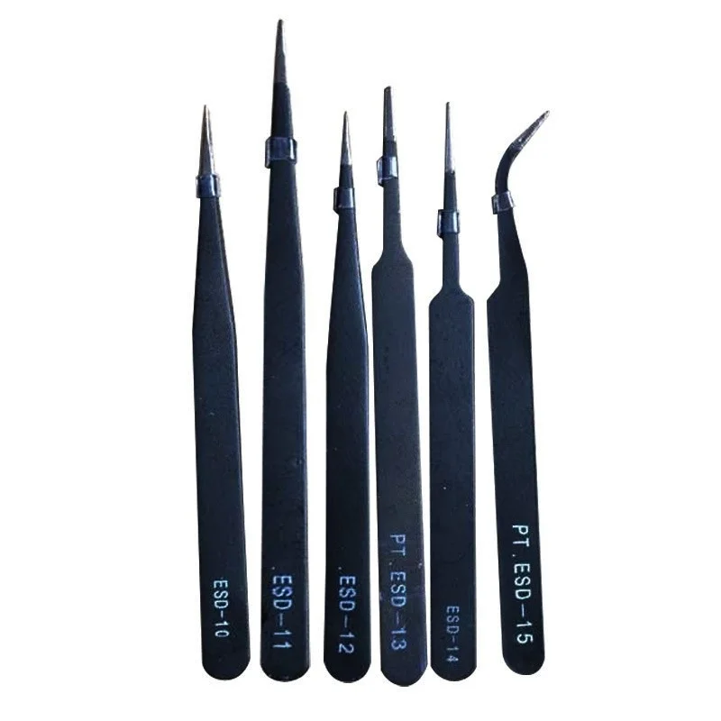 Антистатический пинцет из нержавеющей стали 6 шт./компл. инструменты для ремонта