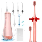 Ирригатор полости рта аккумуляторный, 320 мл, 6 режимов работы, 110 Psi, 6 насадок