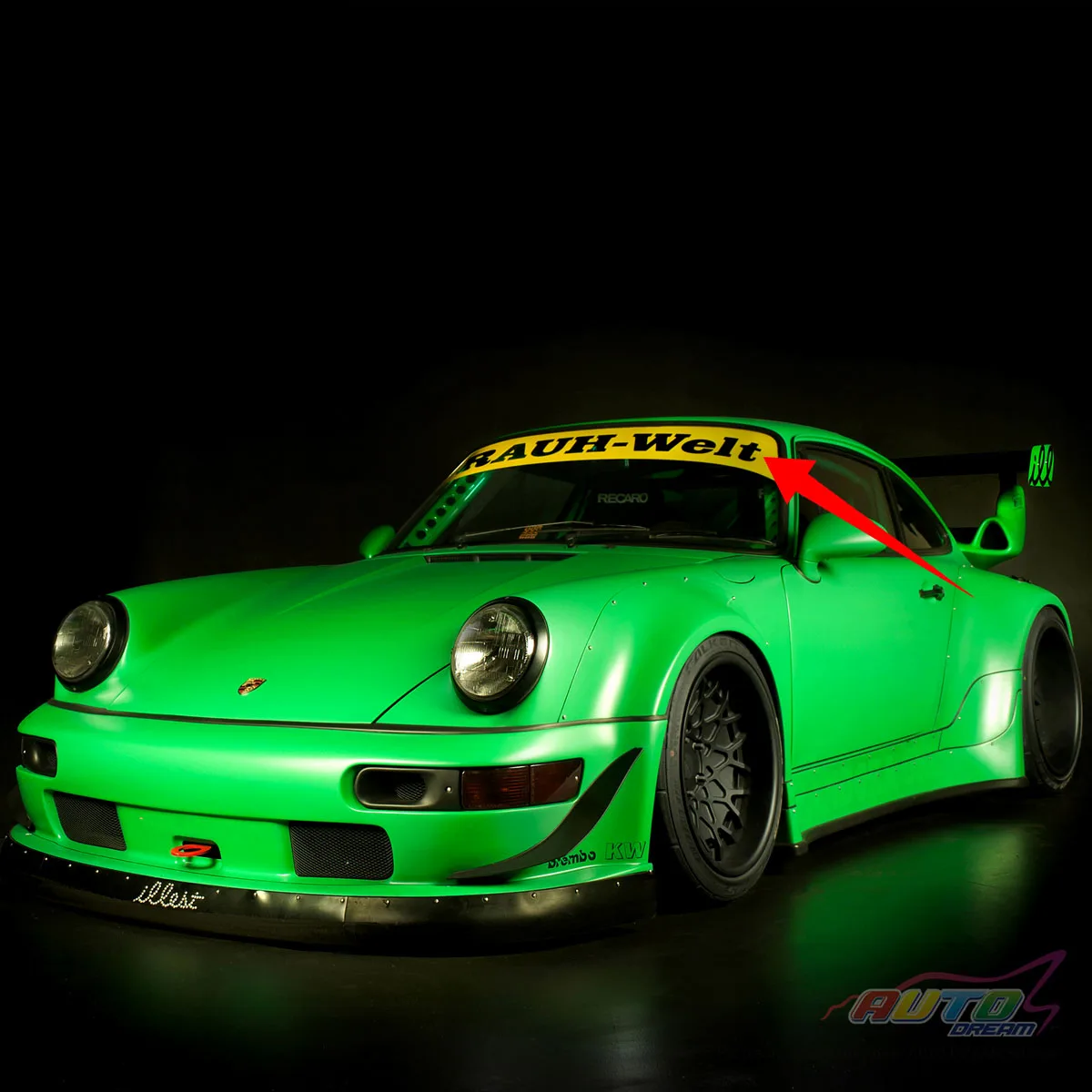 Стильные наклейки на лобовое стекло автомобиля HF модные переднего и заднего