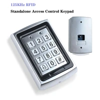 waterproof metal rfid access control keyboard can hold 1000 users for rfid access control system door opener 125khz card reader