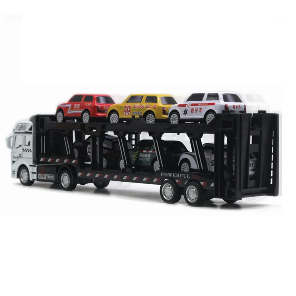 

Engineering Car Mini Alloy Tractor Toy Dump Truck Classic Model Vehicle With 6 Cars Educational Toys For Boys Children