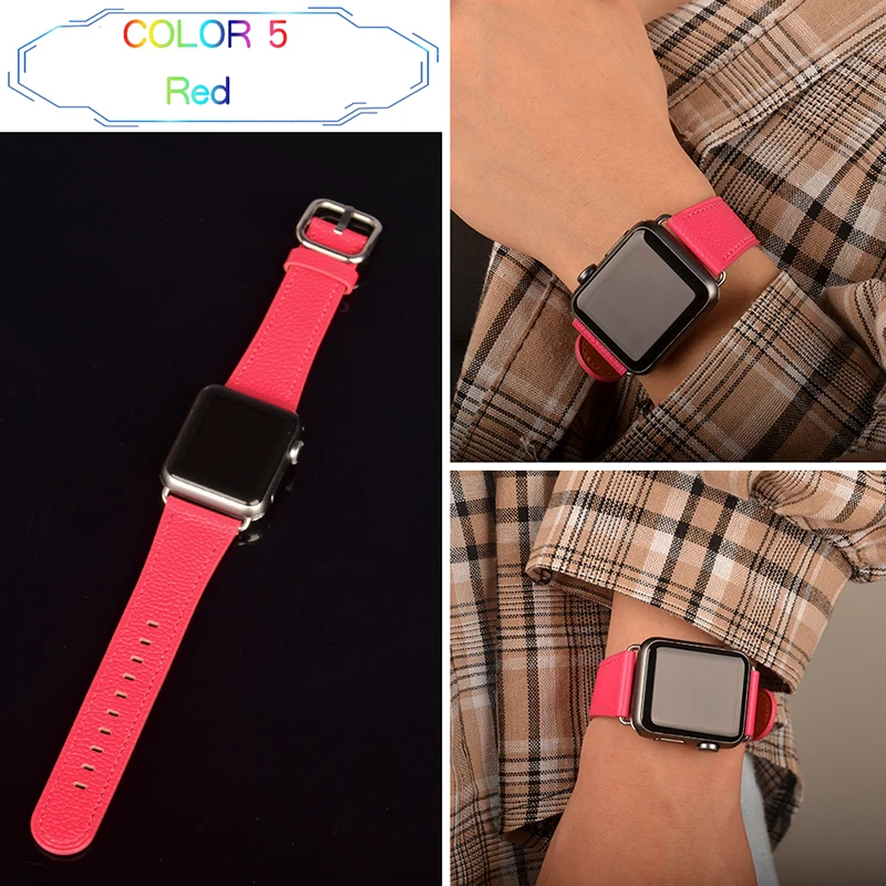 Классический ремешок Kebitt из натуральной кожи для apple watch series 5 4 3 2 1 iwatch5 ремешок 38 40 мм 42 44 мм один тур полосы