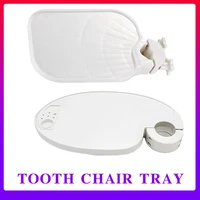 dental chair scaler tray plastic rotatable plate post mounted shelf tray table shape clinic dentistry chair accessories