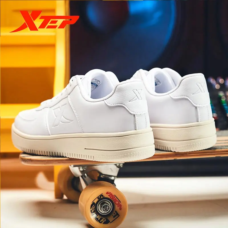 Xtep Men's Skateboard Sneaker Shoes Winter Skateboarding Sports Non-slip Comfortable Male Student 880119315135 | Спорт и