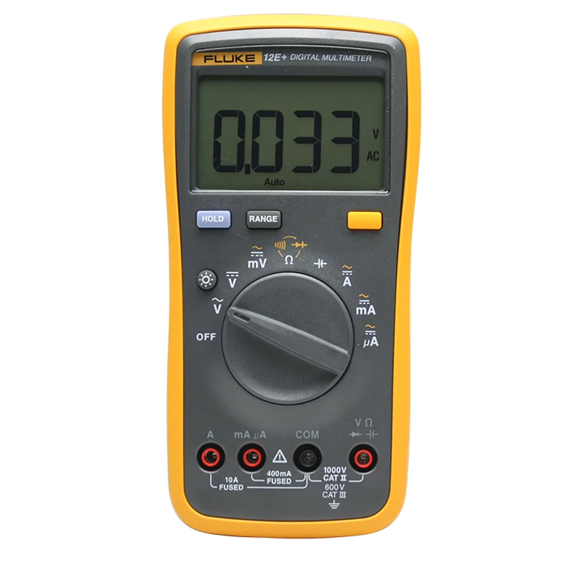 Fluke 100% оригинальный 15B +/17B +/18B +/12E + автоматический цифровой Диапазон мультиметр DMM