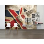 Бесплатная доставка, горячая Распродажа, индивидуальные настенные наклейки с флагом Великобритании, настенные наклейки, креативный дизайн для украшения дома, фотообои