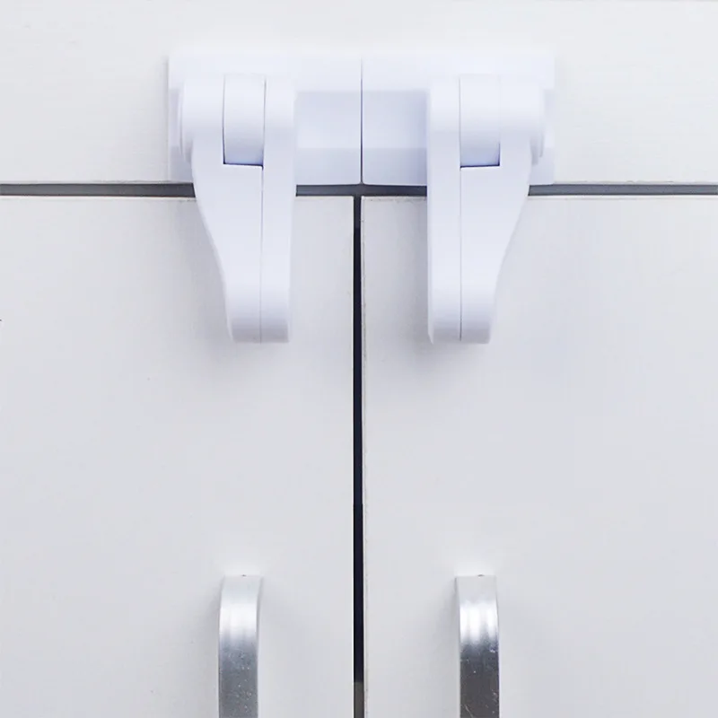 2 шт. многофункциональные фиксирующие дверные ручки для шкафов и ящиков|Дверные