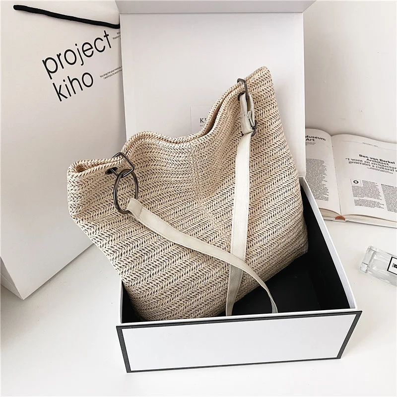 

Сумки для женщин, новинка 2021, Дизайнерские летние корейские сумки с мягким верхом, простая модная качественная женская сумка-тоут через пле...