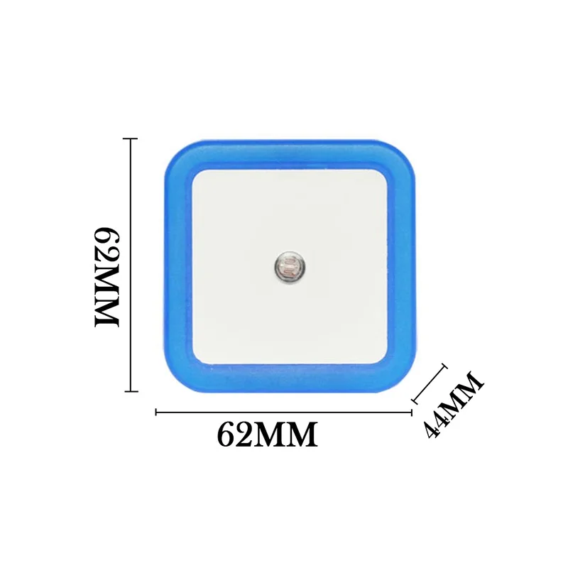 

Wireless Sensor LED Night Light EU US Plug Mini Square Night Lights For Baby Room Bedroom Corridor Nightlight Lamp