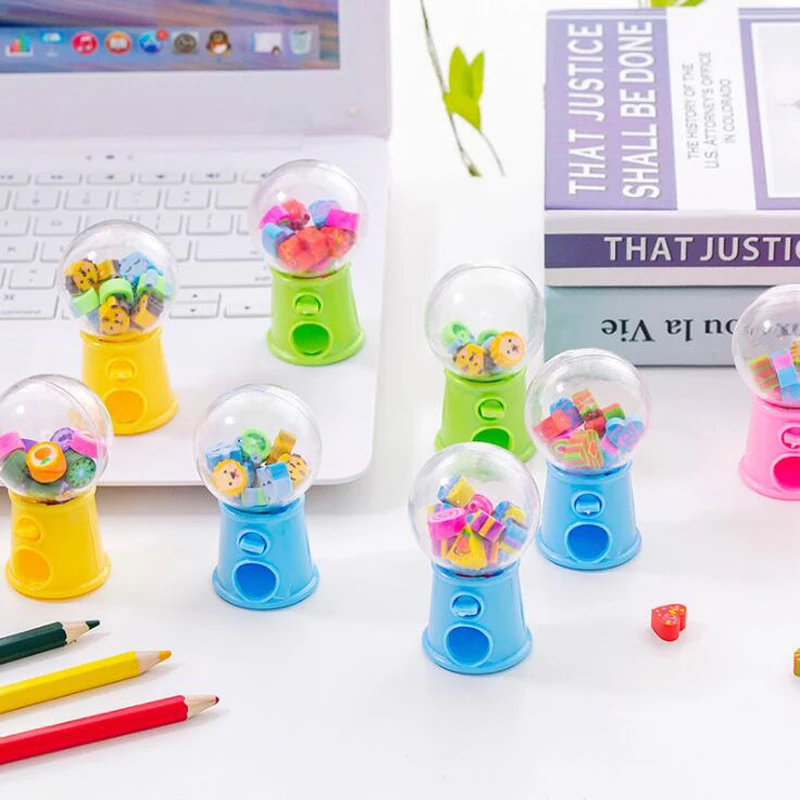 

Cartoon Twisting Machine Eraser Kawaii Pencil Eraser Creative For Kindergarten Toy Kids Funny Erasers Stationery School Supplies