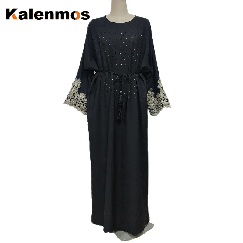 Женское мусульманское платье хиджаб Kalenmos Eid марокканский кафтан Рамадан