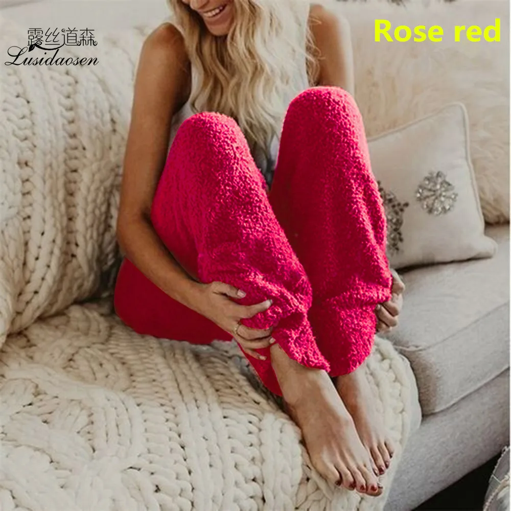 Женские плюшевые брюки | Женская одежда