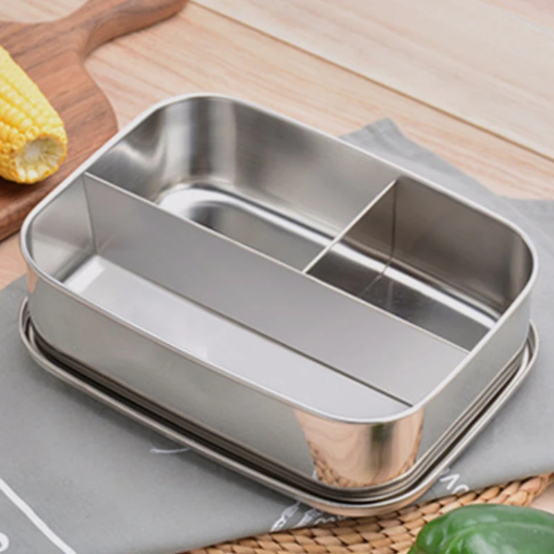 Еда контейнер с одним Слои студенческие коробки для обеда большой Ёмкость легко