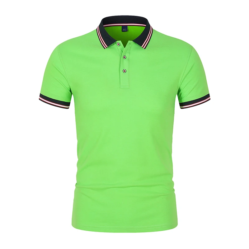 

2021 New Unisex Polo Shirt Men's Casual Polo Shirt Men's Quick Dry Short Sleeve Polo Shirt Men's Summer Wear