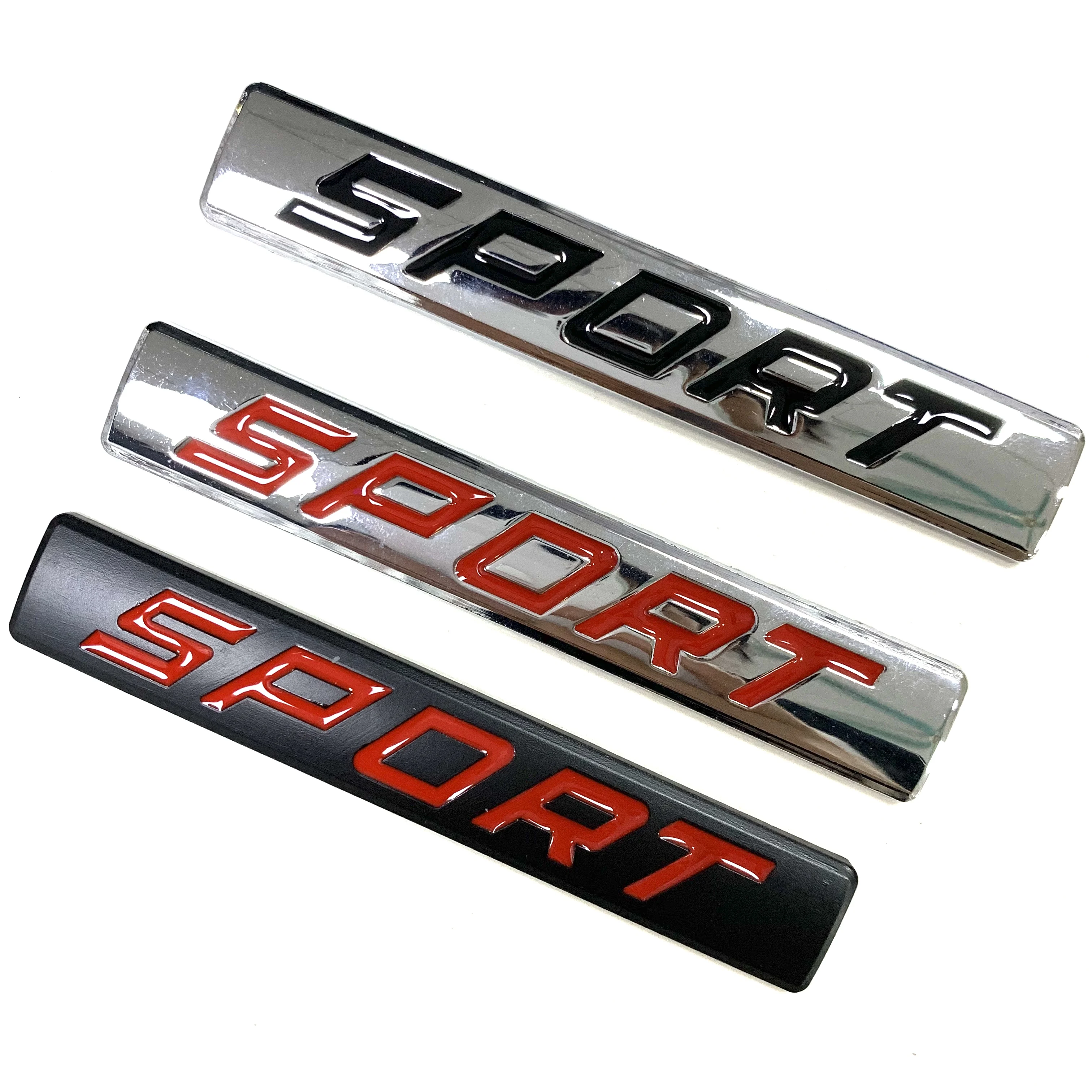 

10pcs 3D Sticker Decal Sport Logo Square Bar Car Styling Emblem Badge Auto Refitting for New Jetta Bora Lavida Honda