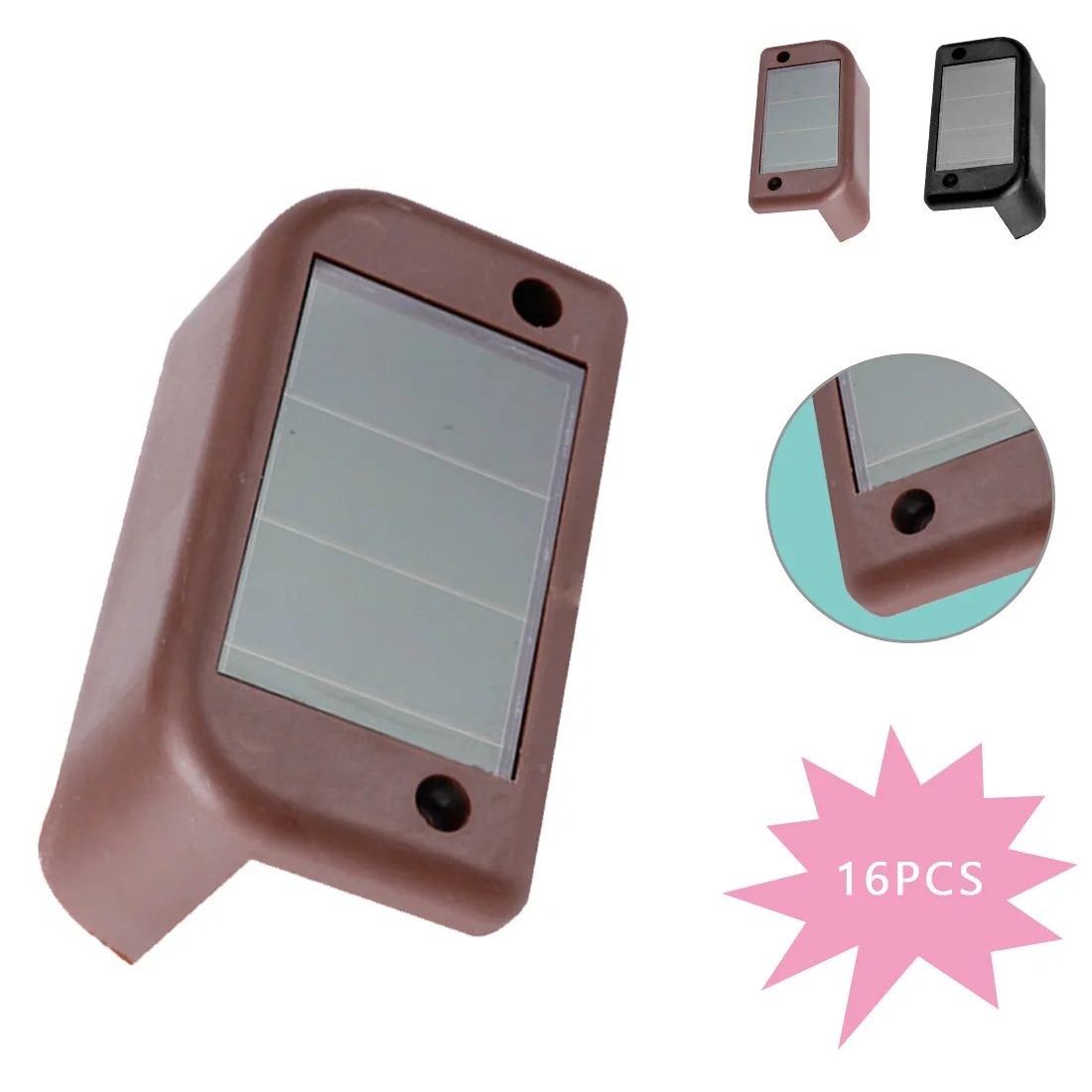 

8/12/16pcs Solar Ladder Lights IP65 Waterproof Lights Indoor Outdoor Solar Step Lights Led Solar Lights for Outdoor Stairs