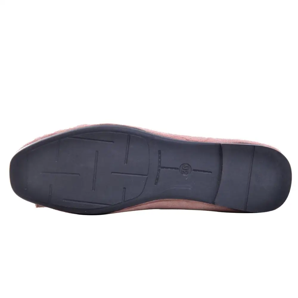 HEE GRAND/женские балетки на плоской подошве из искусственной замши разноцветные