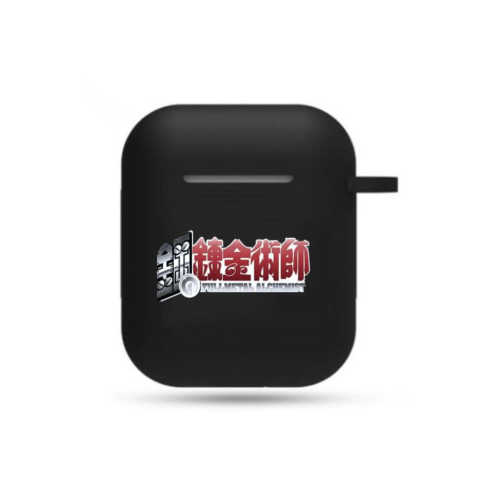 

Japan anime Fullmetal Alchemist Earphone Cover Case Apple AirPods 2 1 Soft Silicone wireless Bluetooth Protective Earphone Case
