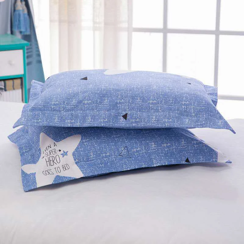 

2Pcs New Pure Emulation Pattern Pillowcase Comfortable Pillowcase For Bed Throw Single Pillow Covers Bedding 2021 Home Textile