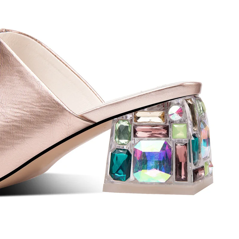 Zapatos mujer verano/2020 Обувь на блочном каблуке Босоножки высоком Женские туфли лодочки