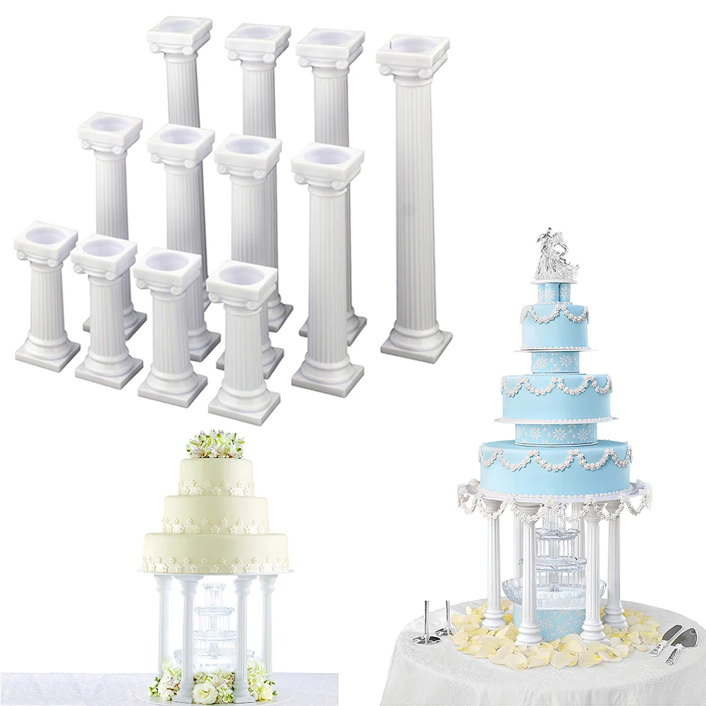 

For Kitchen Cake Decoration 4pcs Multi-layer Cake Support Diy Decoration Bracket Suitable For Party Festival Celebration