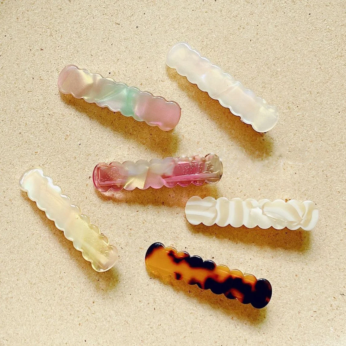 

Acetate Multicolor Wave Hairpin Hair Clip Cirl Hair Headdress Hair Accessories