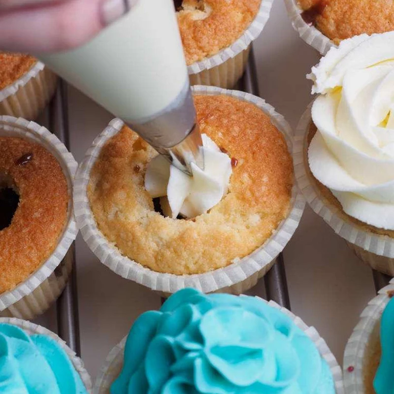 

100pcs Disposable Pastry Bags Kitchen DIY Cake Decoration Tools Icing Piping Cream Food Preparation Bags for Cake Cupcake S/M/L