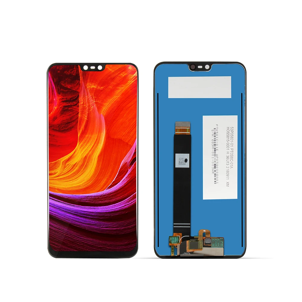 For Nokia X6 LCD Display Touch Screen Digitizer Assembly 6.1 Plus Touchscreen Replacement Spare RepairParts | Мобильные телефоны и