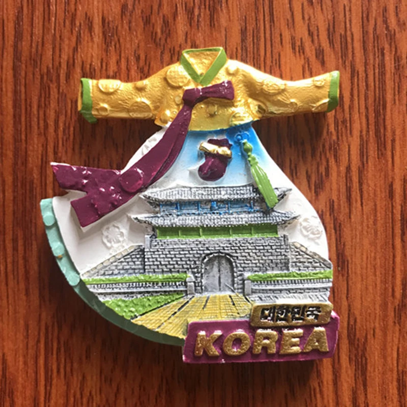 Магнит на холодильник из смолы Таиланда Берлина Праги вены княгини для