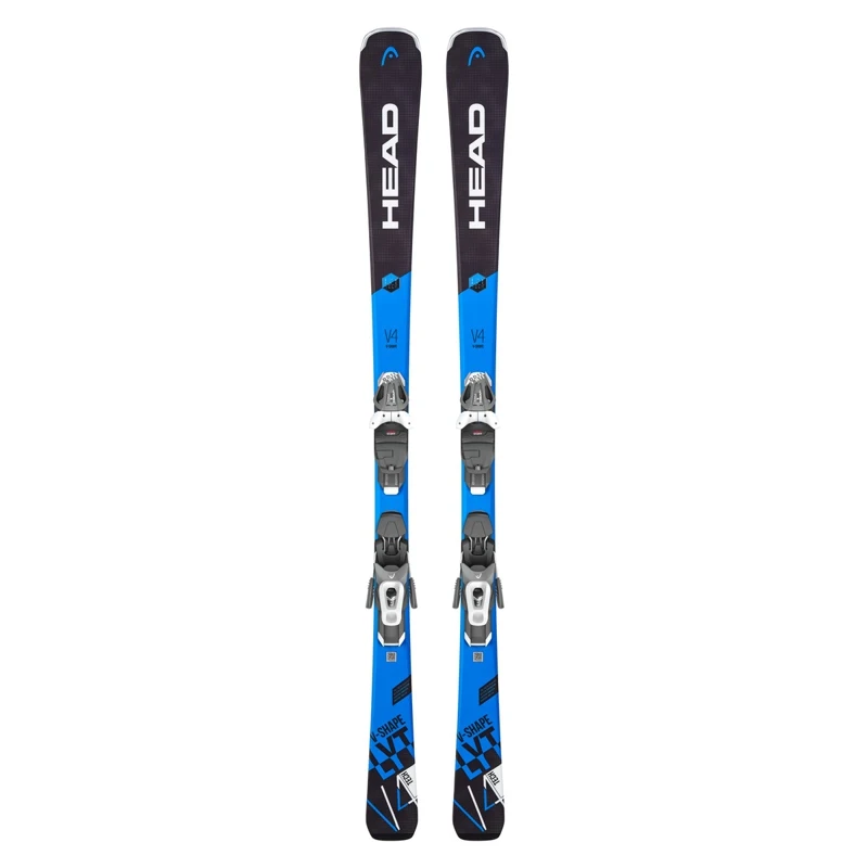 Горные лыжи + крепления HEAD SV Shape V4 SW LYT PR 11 GW BRAKE 90 [G] (315268+100746) черный/синий| |
