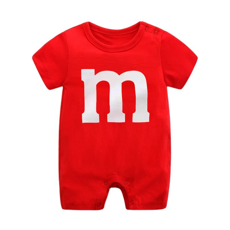 Summer New Style Short Sleeved Girls Dress Baby Romper Cotton Newborn Body Suit Baby Pajama Boys Animal Monkey Rompers 2022 hot