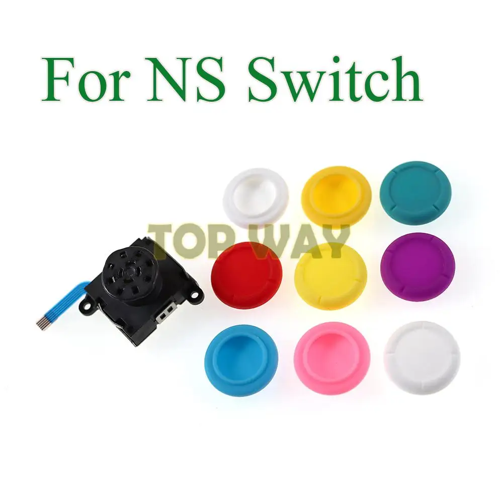 

4 шт., аналоговые 3d-стики для джойстика Nintendo Switch lite NS Joy Con