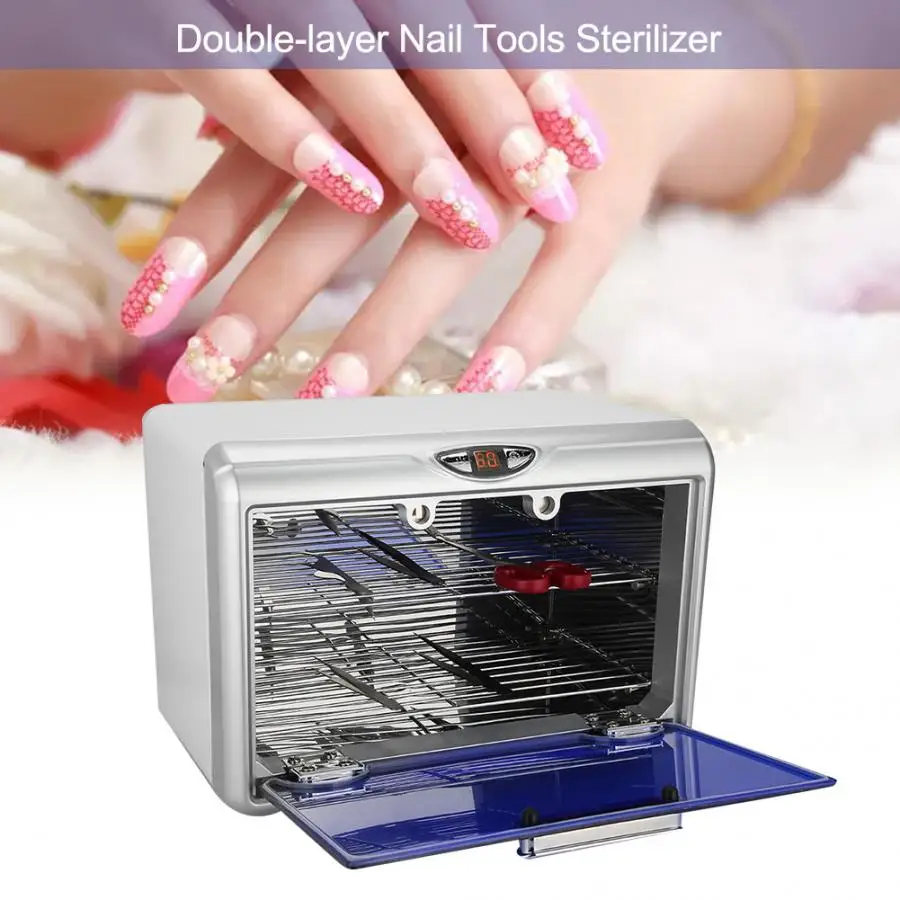 

UV Disinfection Cabinet with LCD Display Timing Nail Tools Electronic Product Esterilizador UV Sterilizer Home Disinfection
